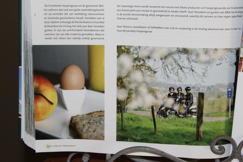 B&B De Vroling Wellen Bagian luar foto